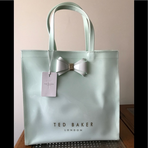 Ted Baker London Handbags - NWT Ted Baker London Alacon Bow Tote Light GREEN